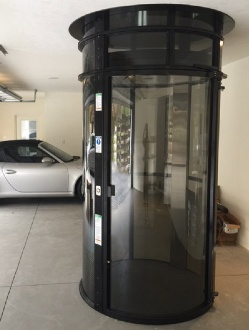 Three Passenger Home Elevator installed at the basement