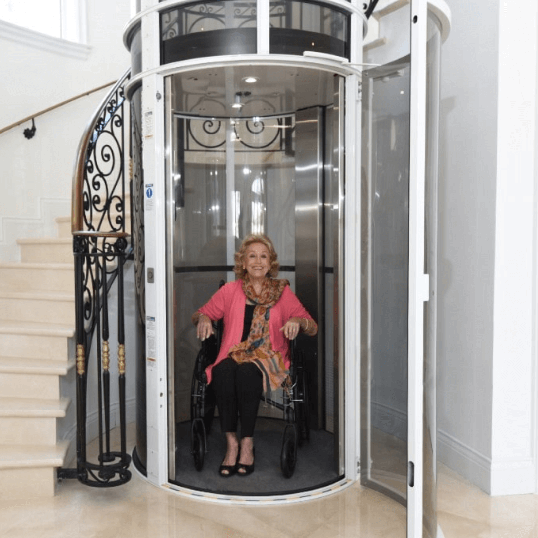 Three Passenger Home Elevator with WheelChair Accessibility